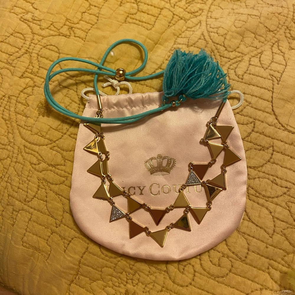 Juicy Couture geometric necklace